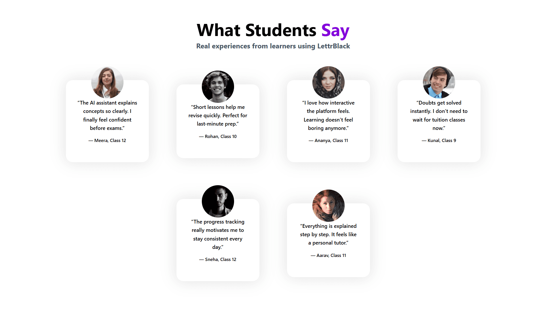 LettrBlack Edtech Website screenshot 3